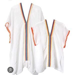 Janice Ecote Coverup Top M / L Women's Casual Pullover Swim Cover